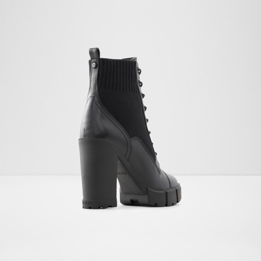 Dámské Bojové boty Aldo Rebel Combat boots - Lug sole Černé | 85164AIHT