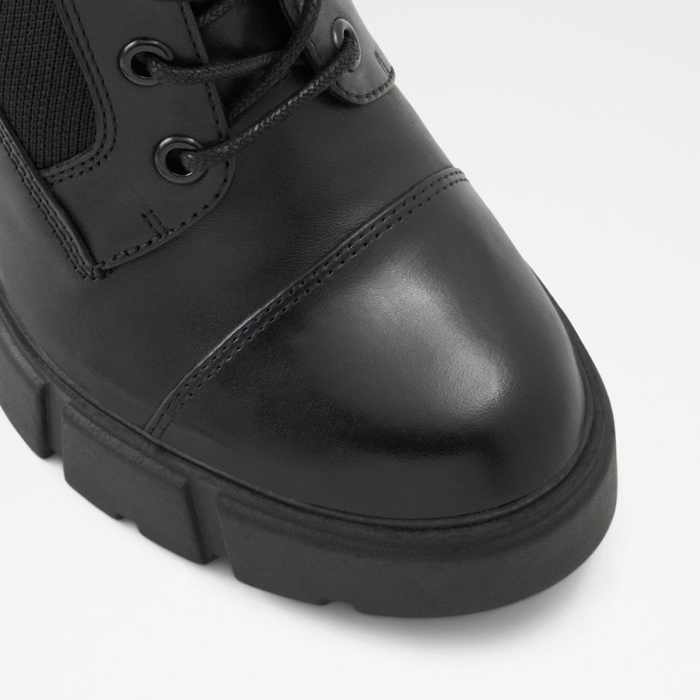 Dámské Bojové boty Aldo Rebel Combat boots - Lug sole Černé | 85164AIHT