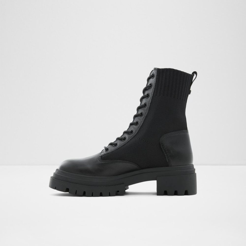 Dámské Bojové boty Aldo Reflow Combat boots - Lug sole Černé | 19734THWQ