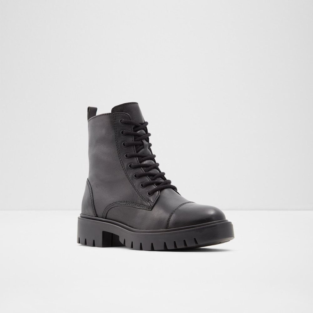 Dámské Bojové boty Aldo Reilly Lace up boot - Block heel Černé | 84052NCJS