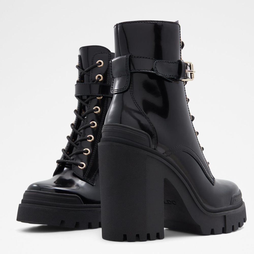 Dámské Bojové boty Aldo Uplift Combat boots - Lug sole Černé | 64238JLTX