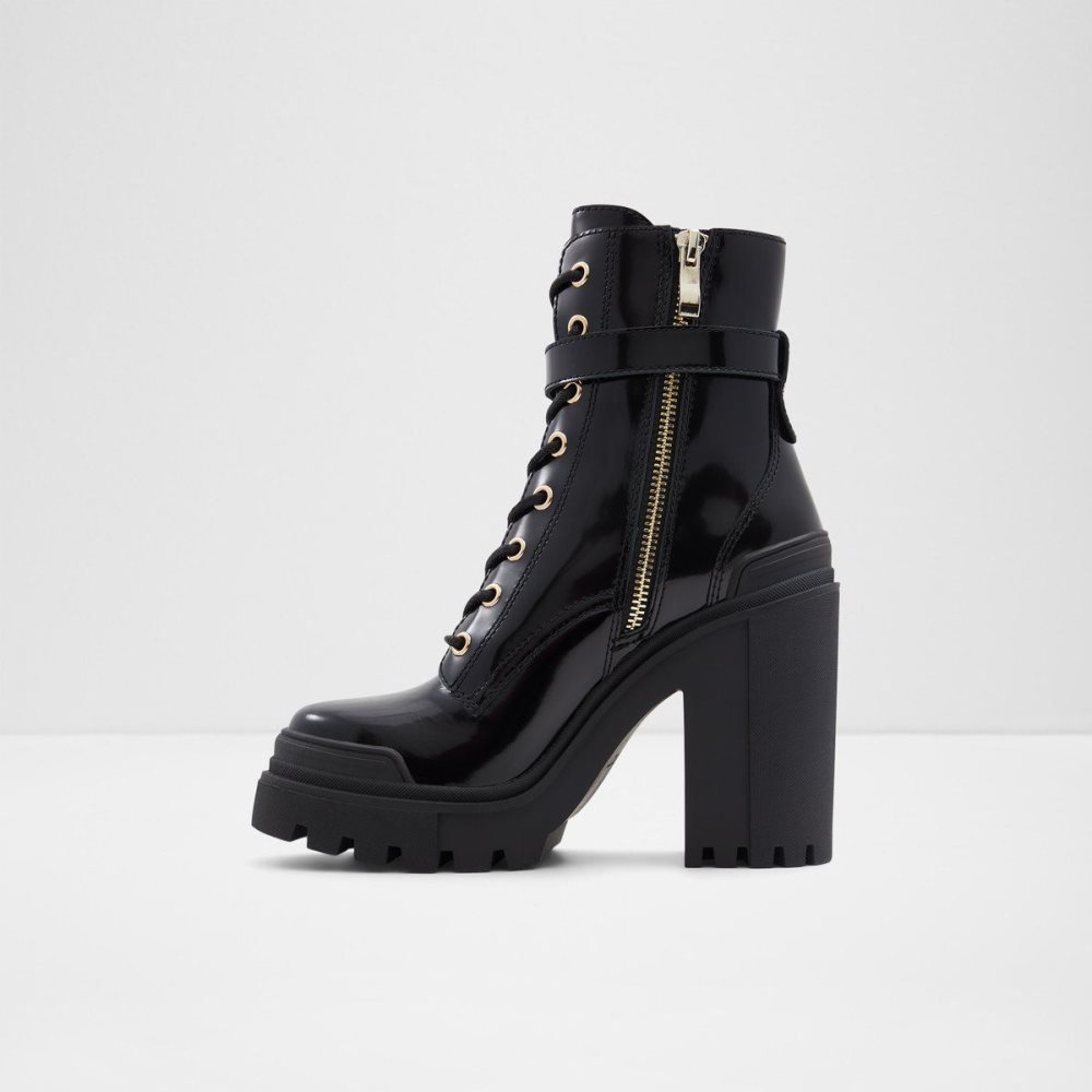 Dámské Bojové boty Aldo Uplift Combat boots - Lug sole Černé | 64238JLTX