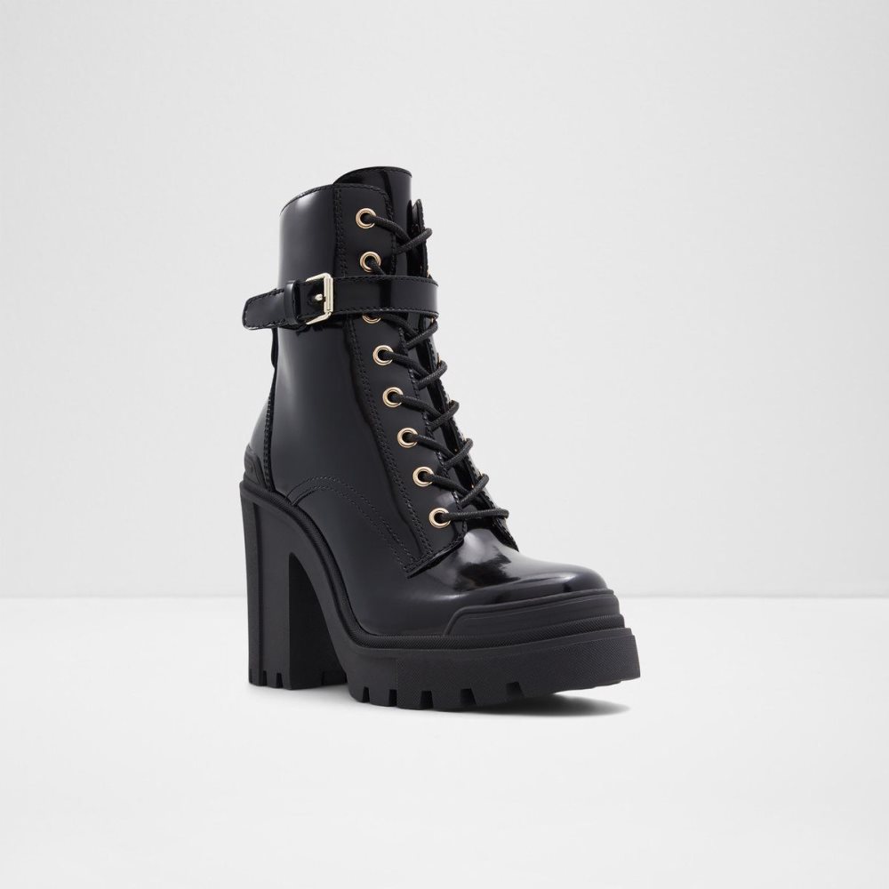 Dámské Bojové boty Aldo Uplift Combat boots - Lug sole Černé | 64238JLTX