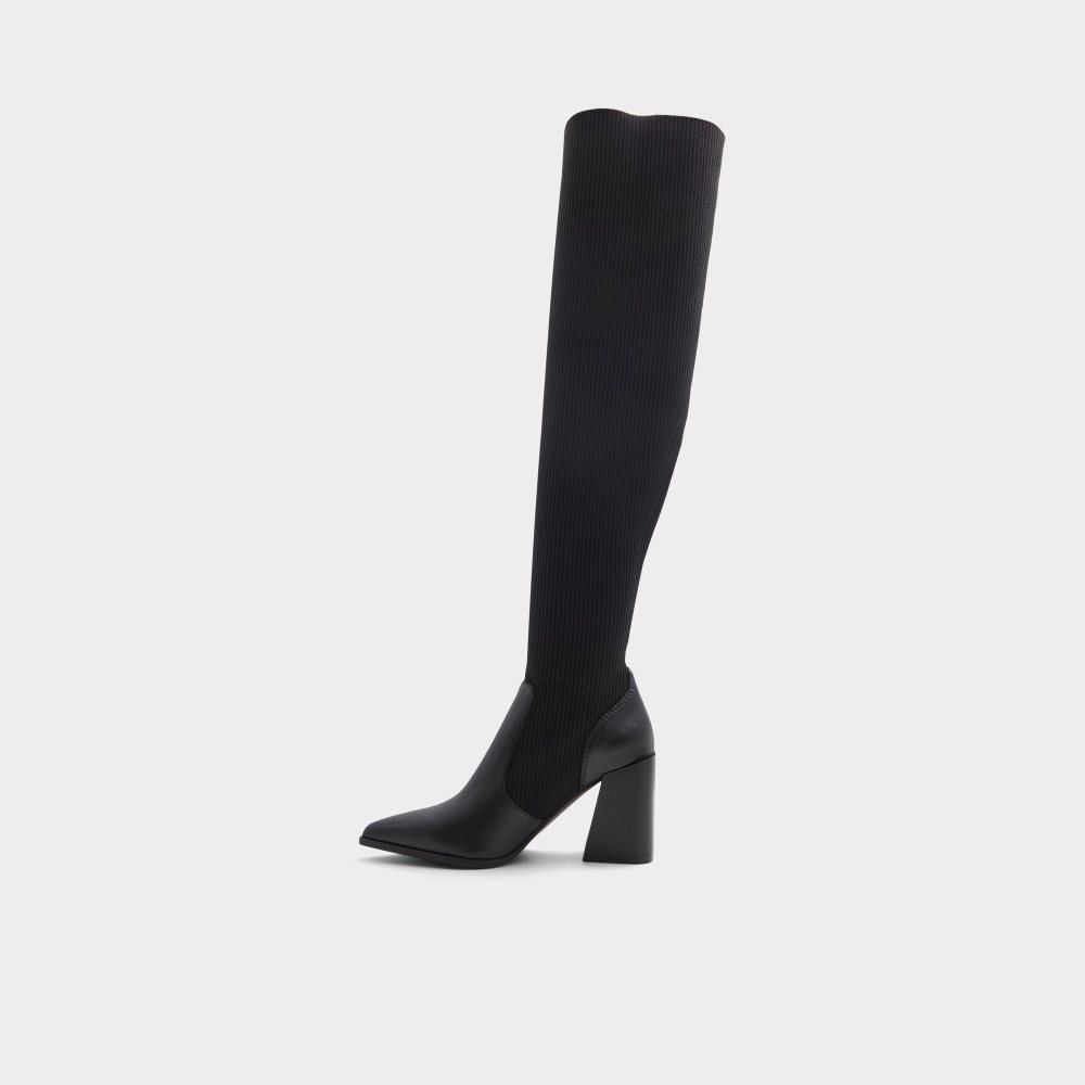 Dámské Boty Aldo Ganini Knee-high boot Černé | 57984ISQR