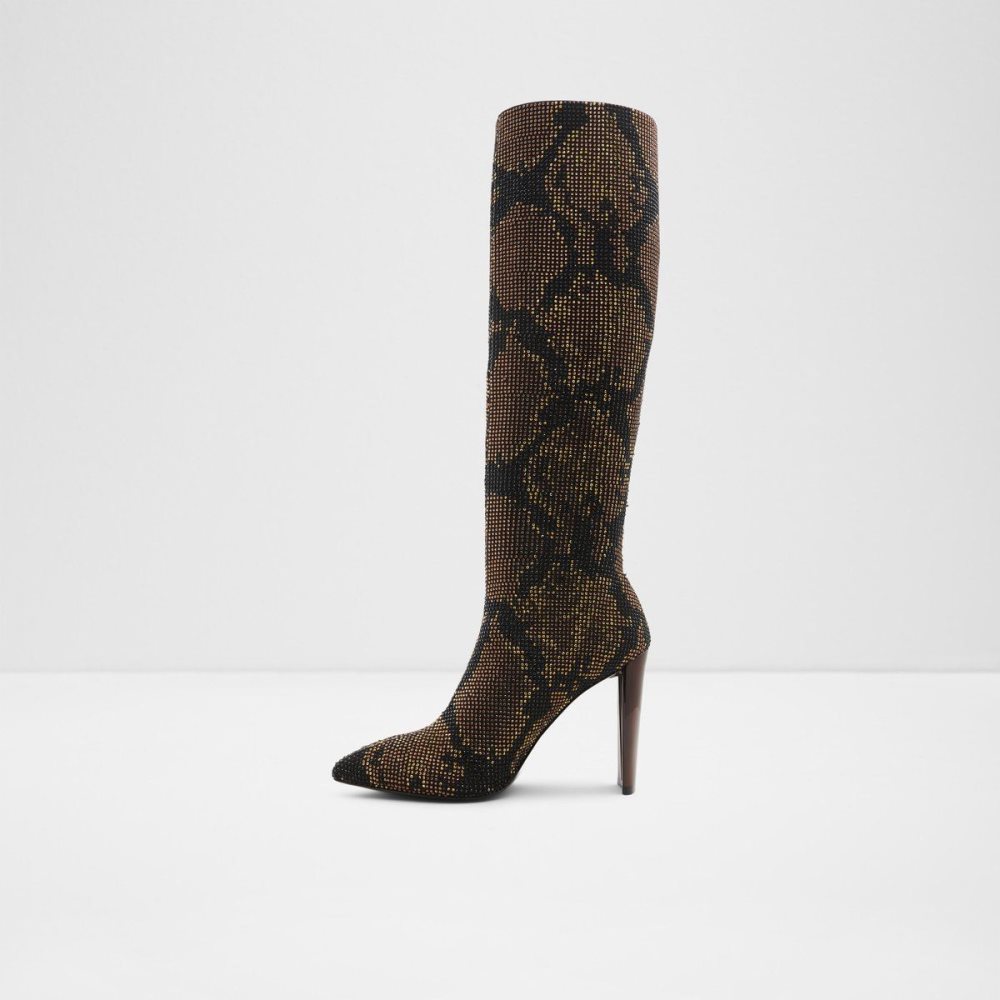 Dámské Boty Aldo Gwenith Knee-high boot - Block heel Hnědé | 48613AXLT