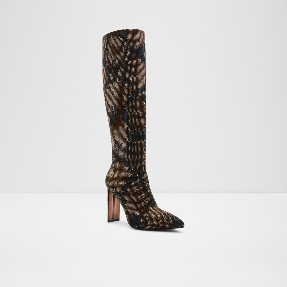 Dámské Boty Aldo Gwenith Knee-high boot - Block heel Hnědé | 48613AXLT