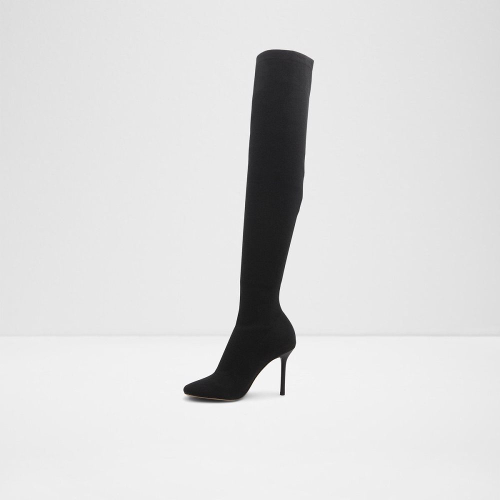 Dámské Boty Aldo Halobrennon Over-the-knee boot - Stiletto heel Černé | 47351JFIP