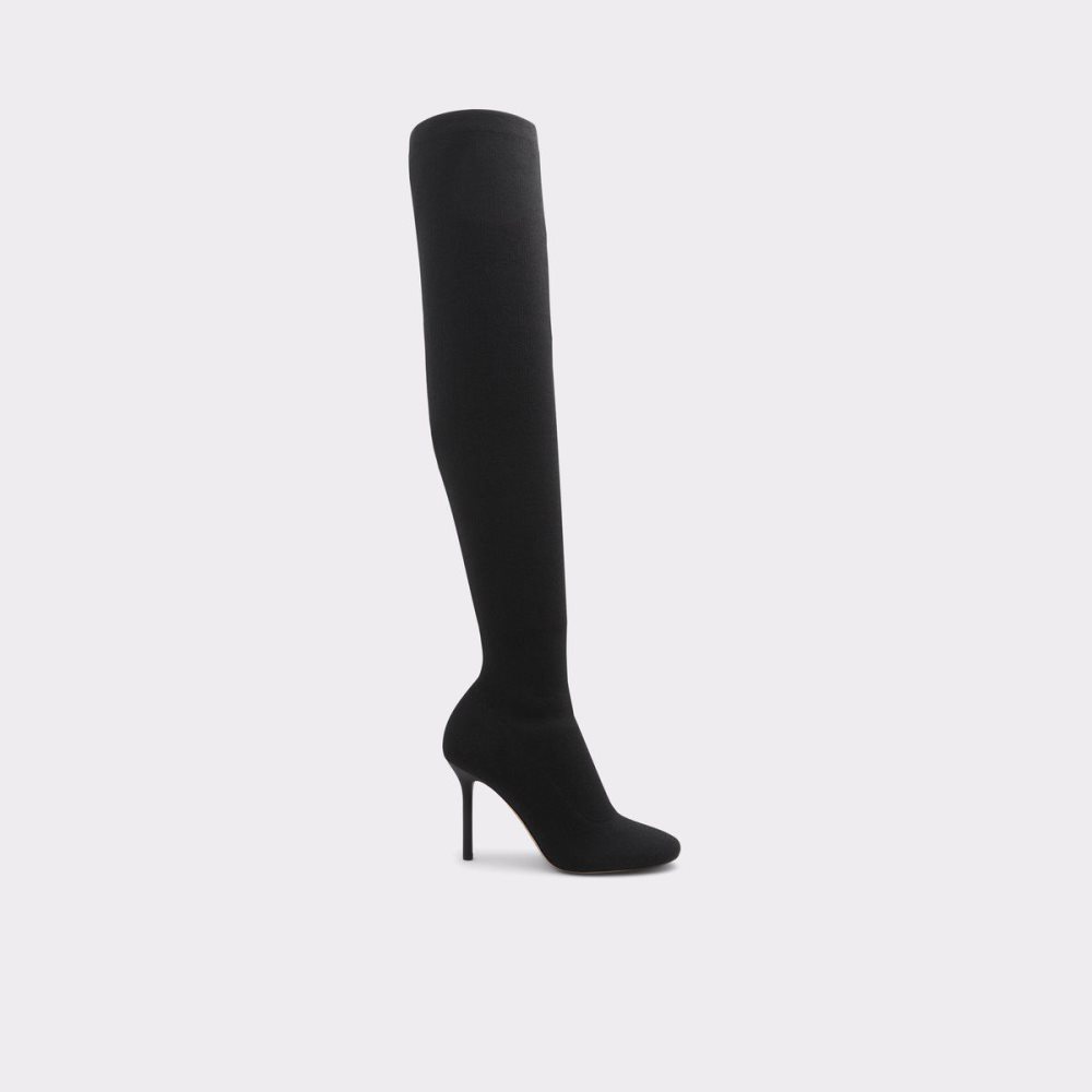 Dámské Boty Aldo Halobrennon Over-the-knee boot - Stiletto heel Černé | 47351JFIP