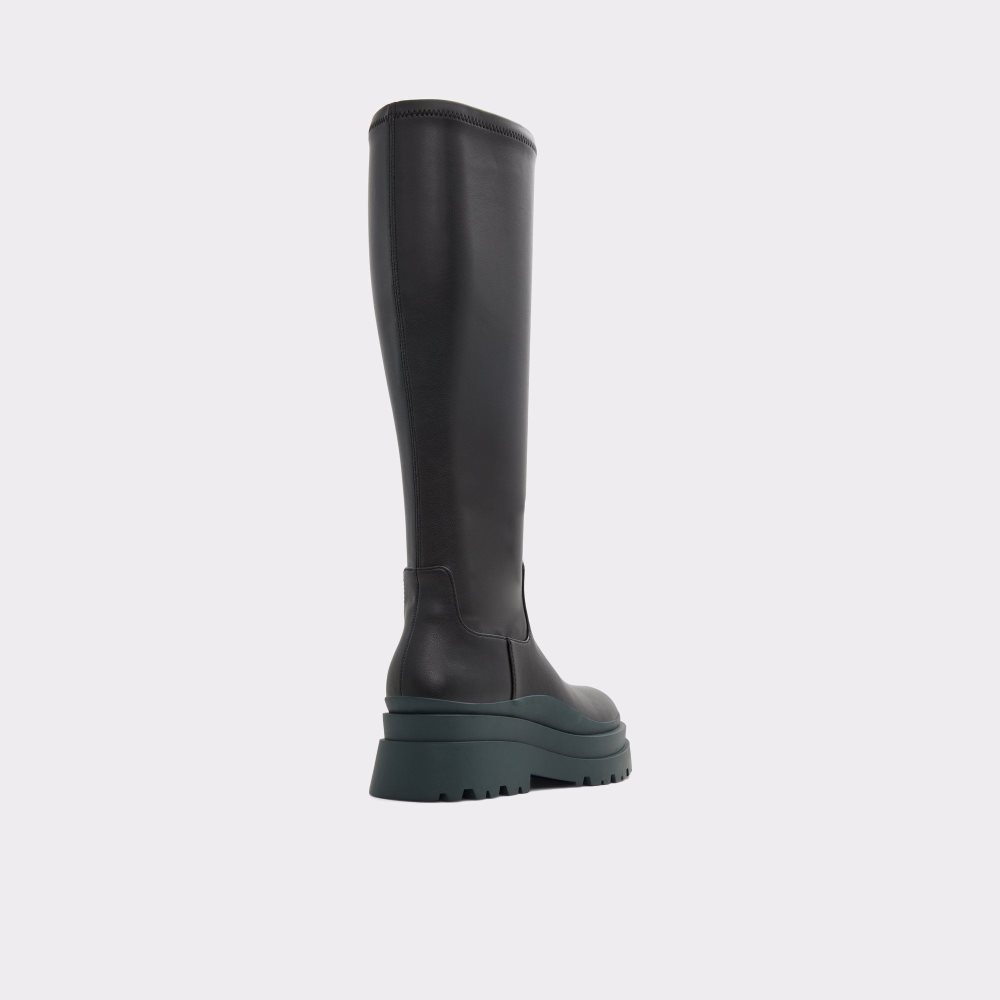 Dámské Boty Aldo Majorr Knee-high boot - Lug sole Černé | 14768ULOQ