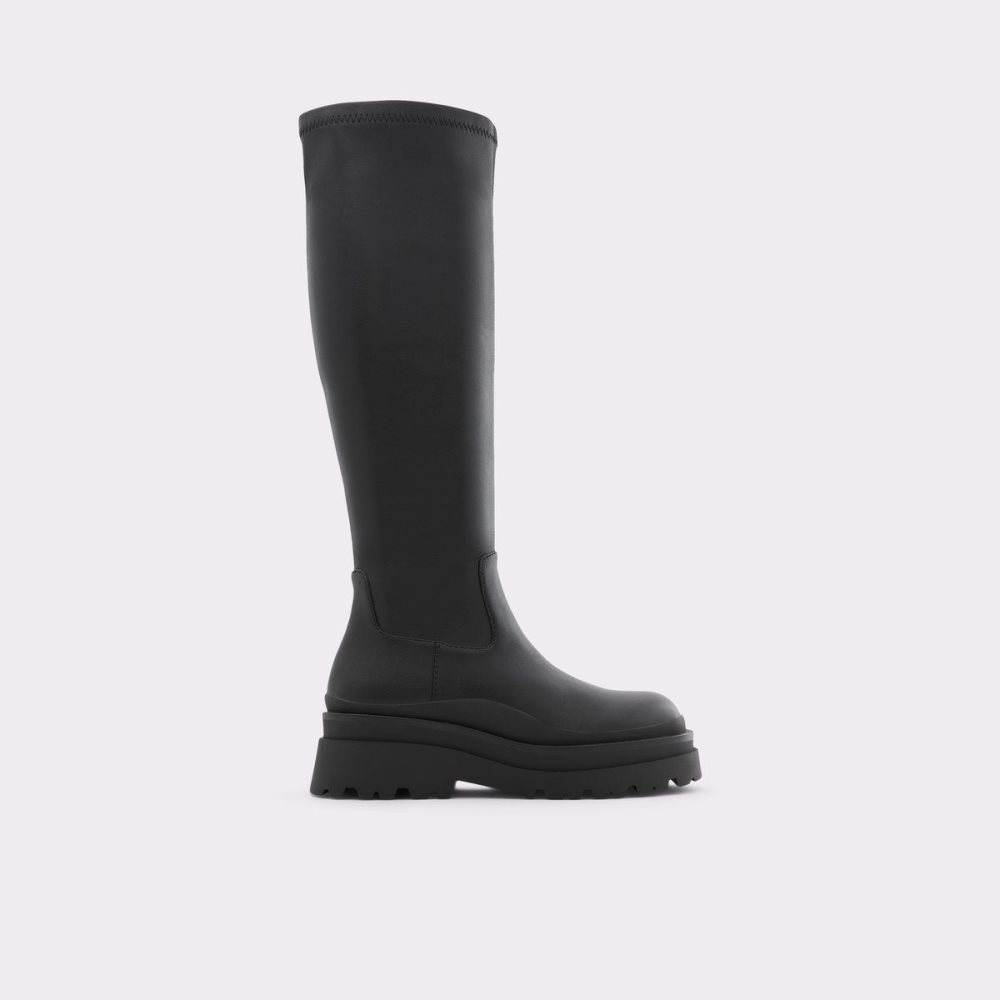 Dámské Boty Aldo Majorr Knee-high boot - Lug sole Černé | 20361ZCBA