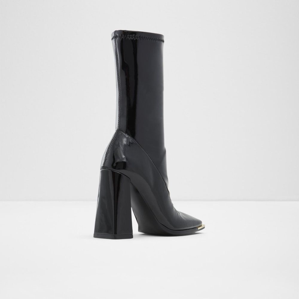 Dámské Boty Aldo Metro Ankle boot - Block heel Černé | 01854HXUT