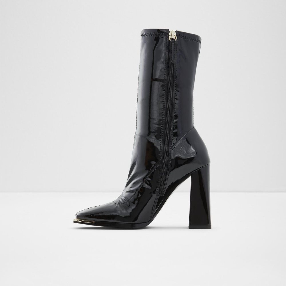 Dámské Boty Aldo Metro Ankle boot - Block heel Černé | 01854HXUT