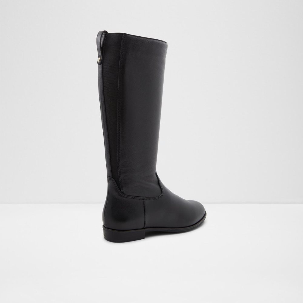 Dámské Boty Aldo Riraven Riding boot - Block heel Černé | 91308MBNH