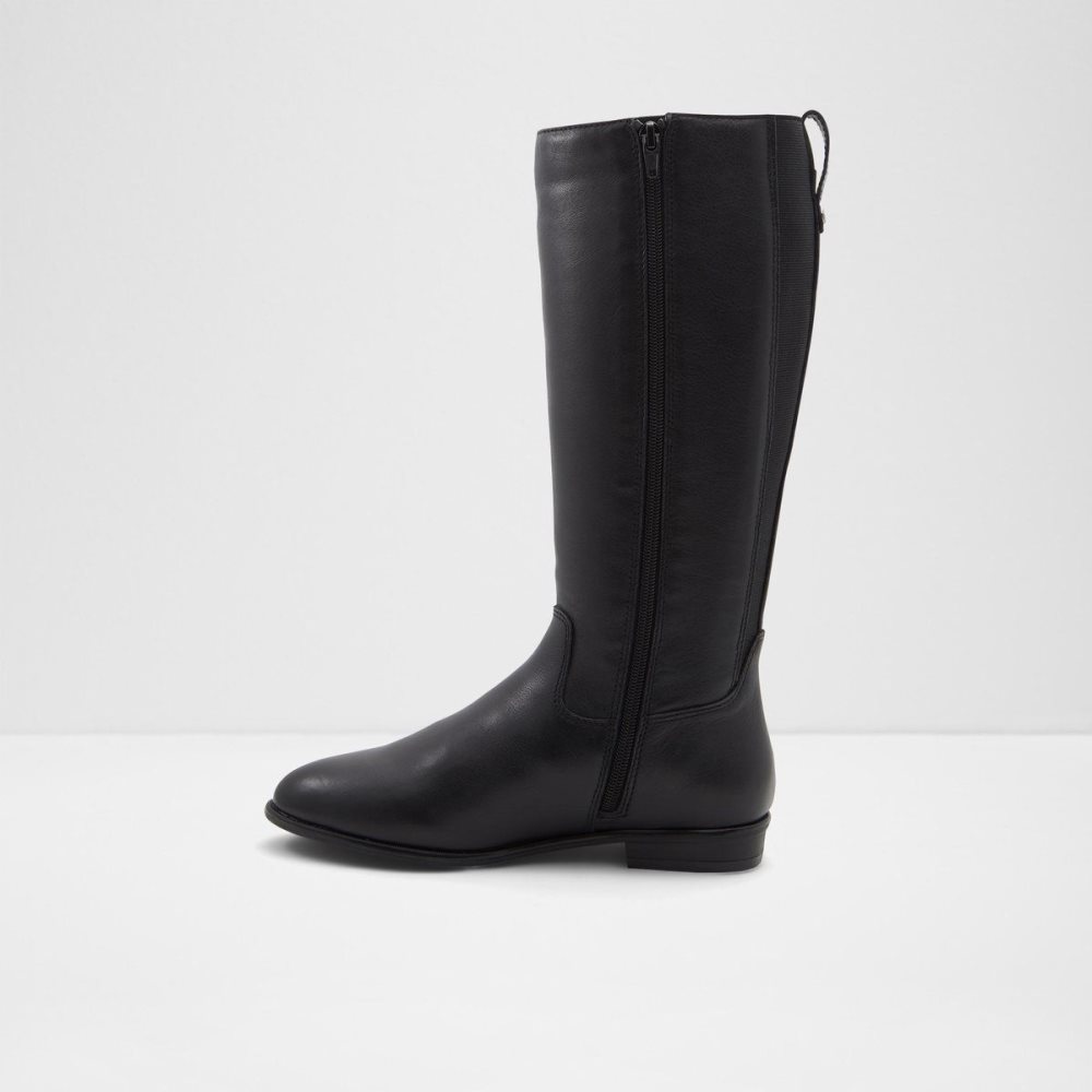 Dámské Boty Aldo Riraven Riding boot - Block heel Černé | 91308MBNH