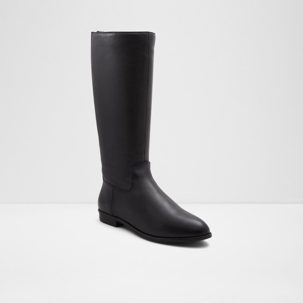 Dámské Boty Aldo Riraven Riding boot - Block heel Černé | 91308MBNH