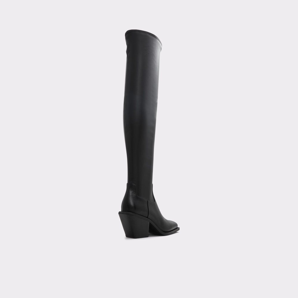 Dámské Boty Aldo Toro Over-the-knee western boot Černé | 87140JETB