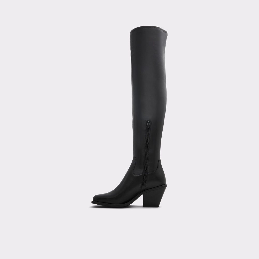 Dámské Boty Aldo Toro Over-the-knee western boot Černé | 87140JETB