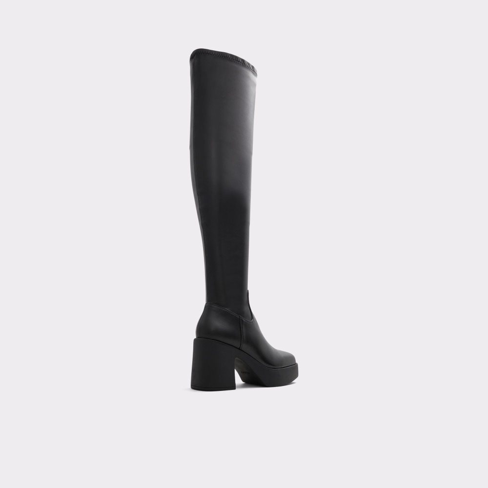 Dámské Boty Aldo Upscale Over-the-knee boot - Lug sole Černé | 64098KDLX