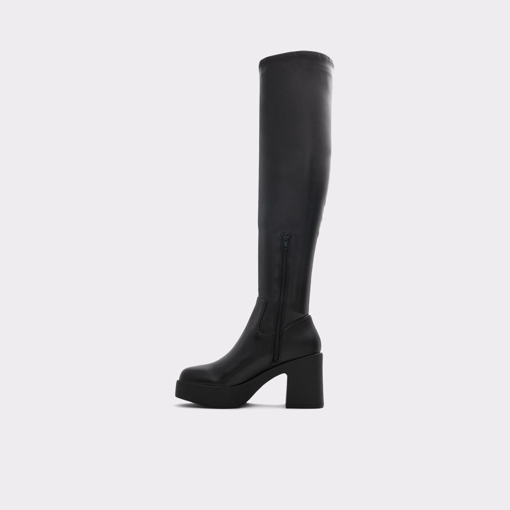 Dámské Boty Aldo Upscale Over-the-knee boot - Lug sole Černé | 64098KDLX