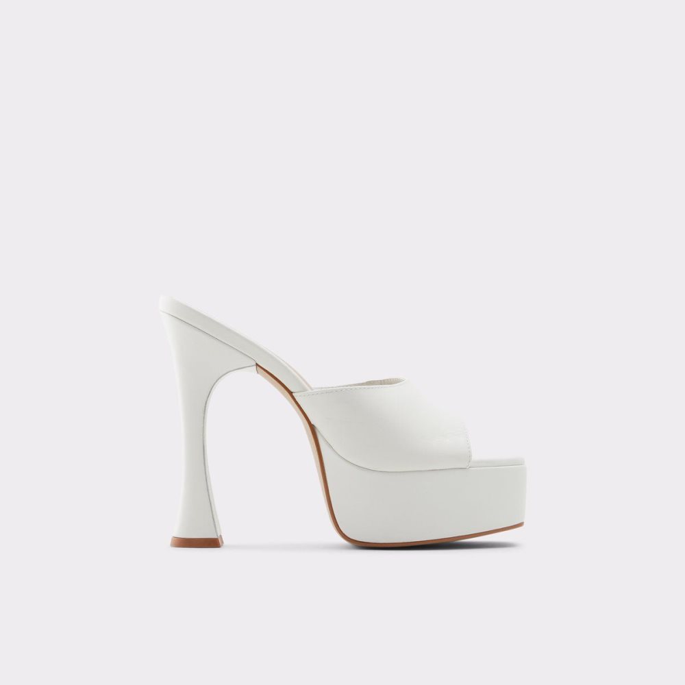 Dámské Boty Na Platformy Aldo Faraah High heel sandal - Block heel Bílé | 49826DXNC