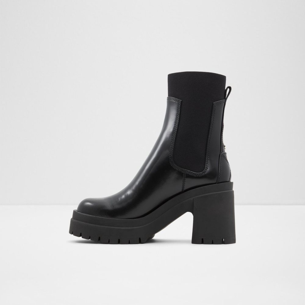 Dámské Chelsea Boty Aldo Bigmood Chelsea boot - Lug sole Černé | 85432PGHY