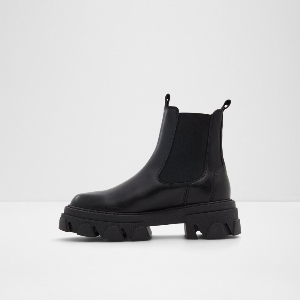 Dámské Chelsea Boty Aldo Bigtrek Chelsea boot - Lug sole Černé | 85109IGCK