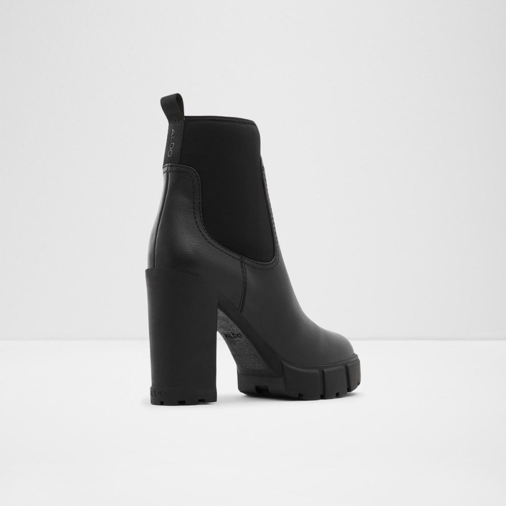 Dámské Chelsea Boty Aldo Bolder Ankle boot - Lug sole Černé | 96158TUIC