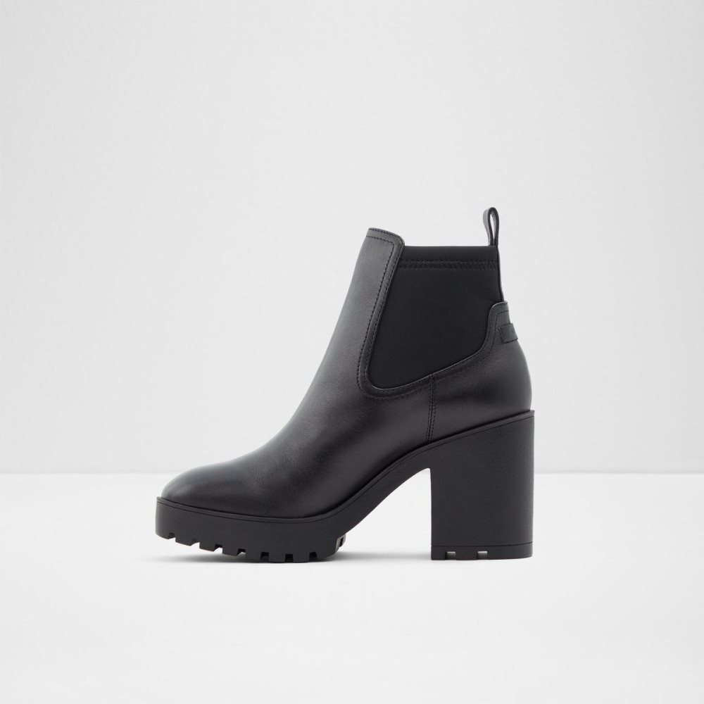 Dámské Chelsea Boty Aldo Chetta Chelsea boot - Lug sole Černé | 92670JFYM