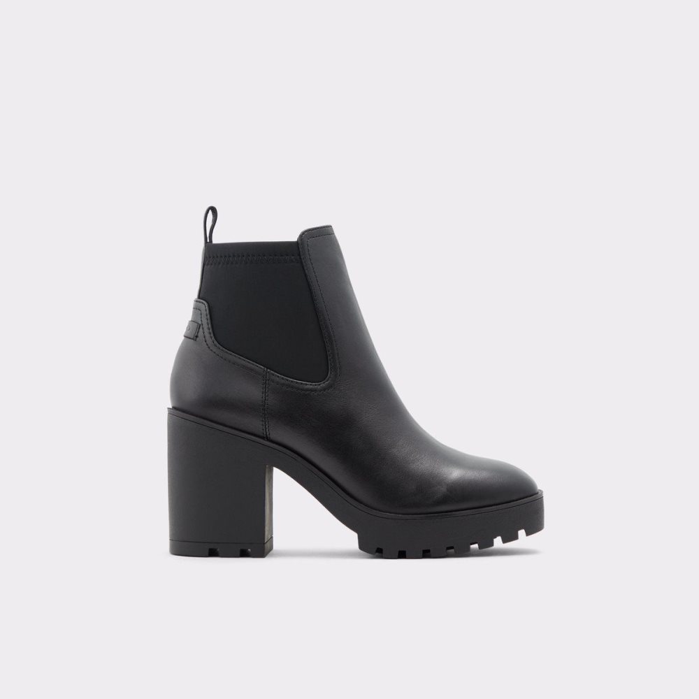 Dámské Chelsea Boty Aldo Chetta Chelsea boot - Lug sole Černé | 92670JFYM