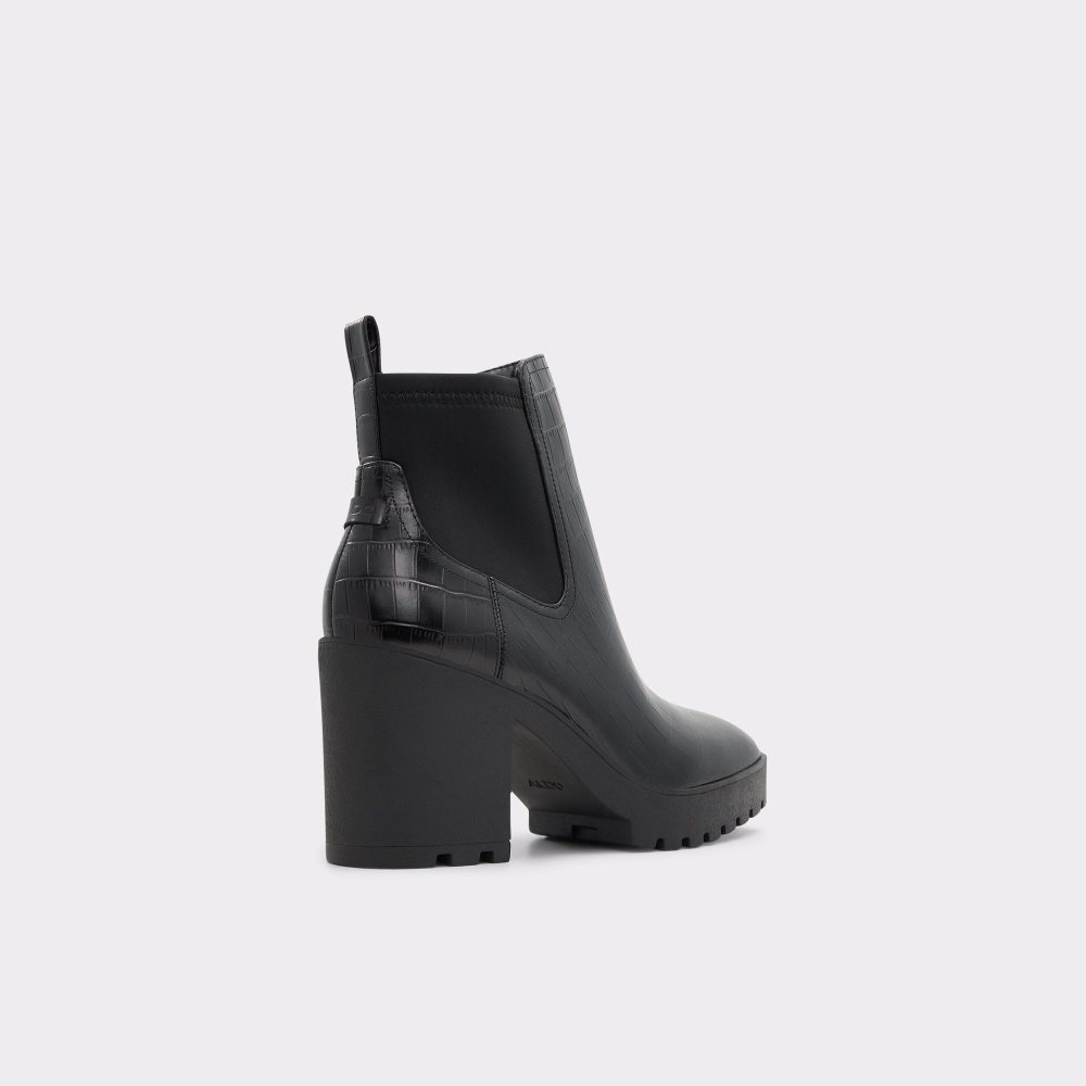 Dámské Chelsea Boty Aldo Chetta Chelsea boot - Lug sole Černé | 21630NUGS