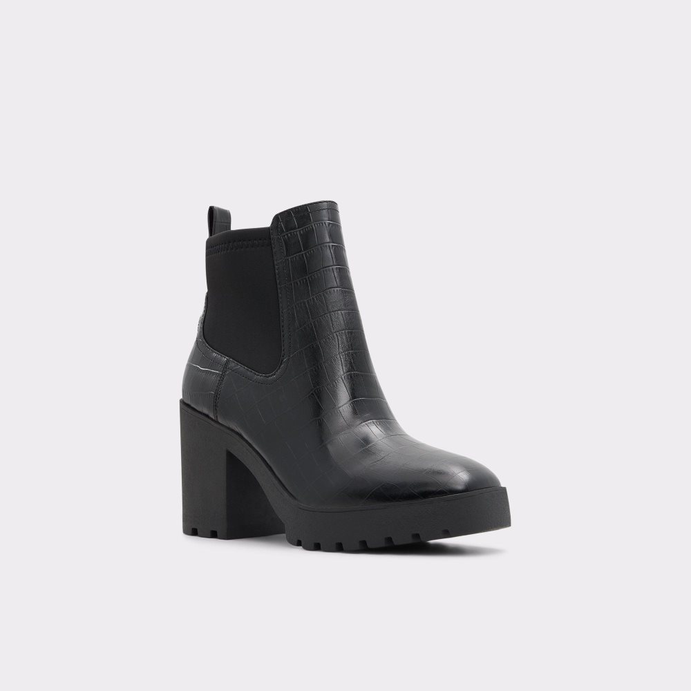 Dámské Chelsea Boty Aldo Chetta Chelsea boot - Lug sole Černé | 21630NUGS