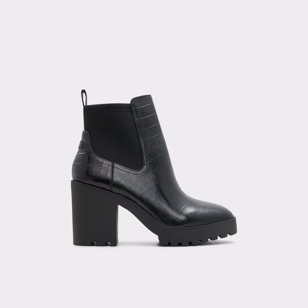 Dámské Chelsea Boty Aldo Chetta Chelsea boot - Lug sole Černé | 21630NUGS