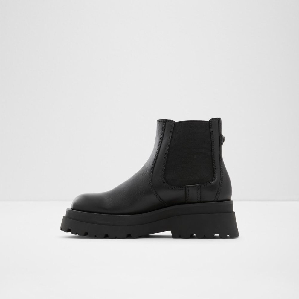 Dámské Chelsea Boty Aldo Stompd Chelsea boot - Lug sole Černé | 81327VHET