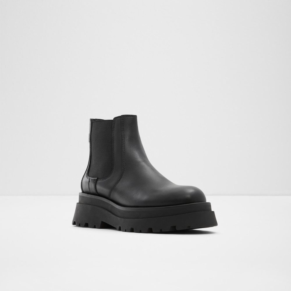 Dámské Chelsea Boty Aldo Stompd Chelsea boot - Lug sole Černé | 81327VHET