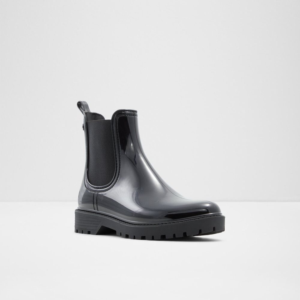 Dámské Chelsea Boty Aldo Storm Rain boots Černé | 94572GZHY