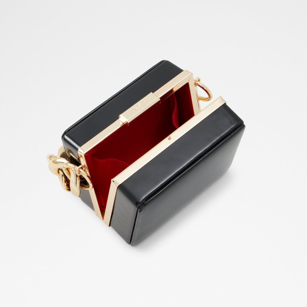 Dámské Clutch Aldo Cubetta Box clutch Černé | 73605VDKT