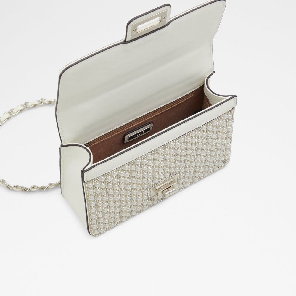 Dámské Clutch Aldo Fareryn Crossbody bag Bílé | 84720FUOC