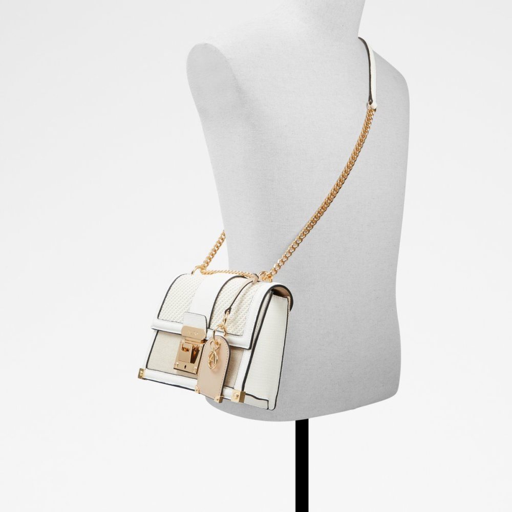 Dámské Crossbody Kabelky Aldo Elbaberiax Crossbody bag Bílé | 84503UETA