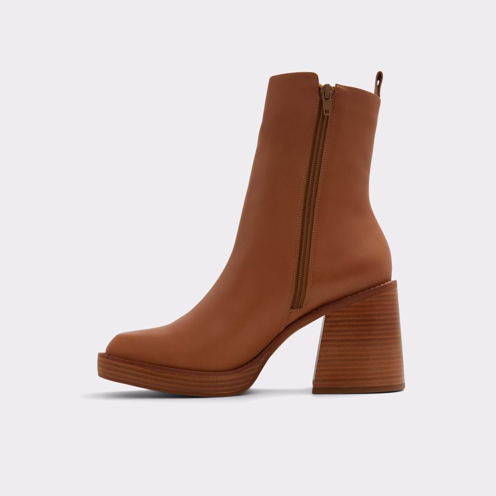 Dámské Kotníkové Boty Aldo Benrubin Ankle boot - Block heel Hnědé | 27850XVTR