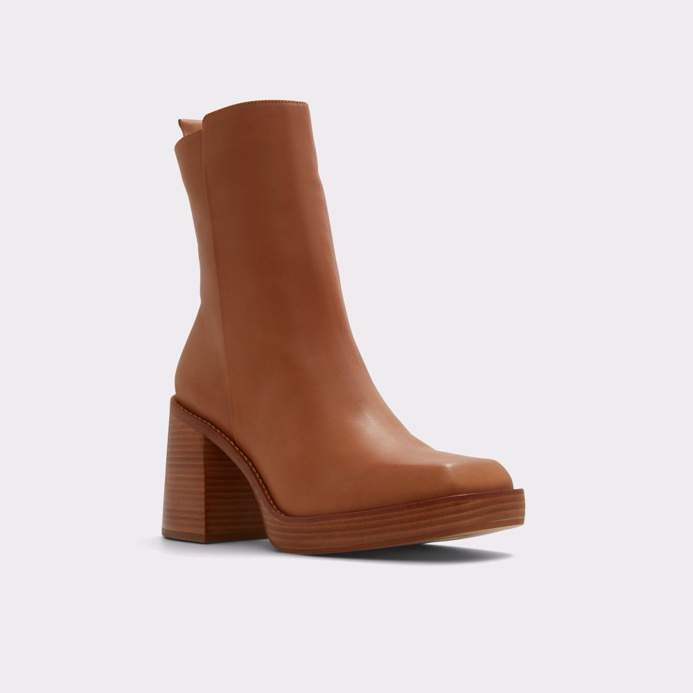 Dámské Kotníkové Boty Aldo Benrubin Ankle boot - Block heel Hnědé | 27850XVTR