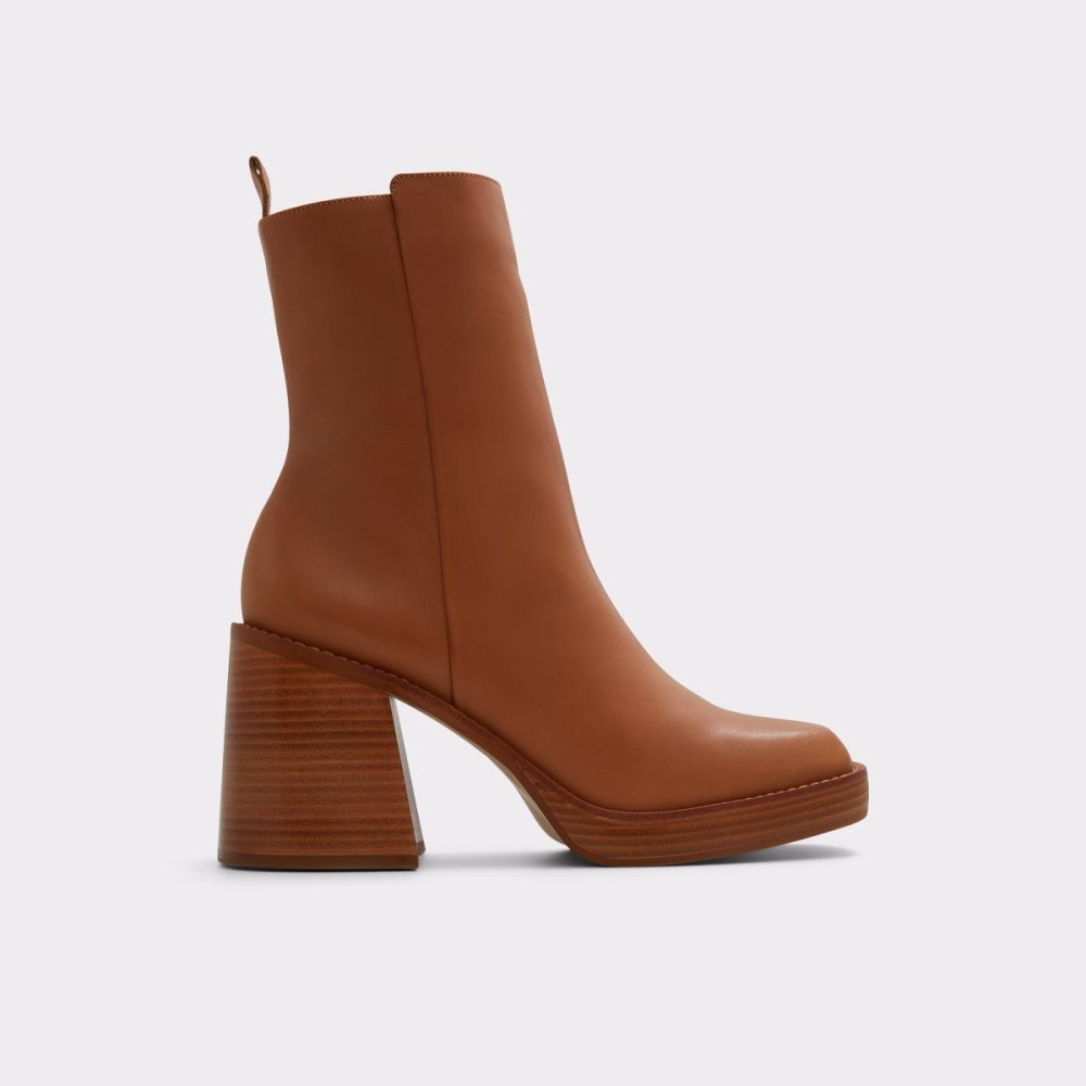 Dámské Kotníkové Boty Aldo Benrubin Ankle boot - Block heel Hnědé | 27850XVTR