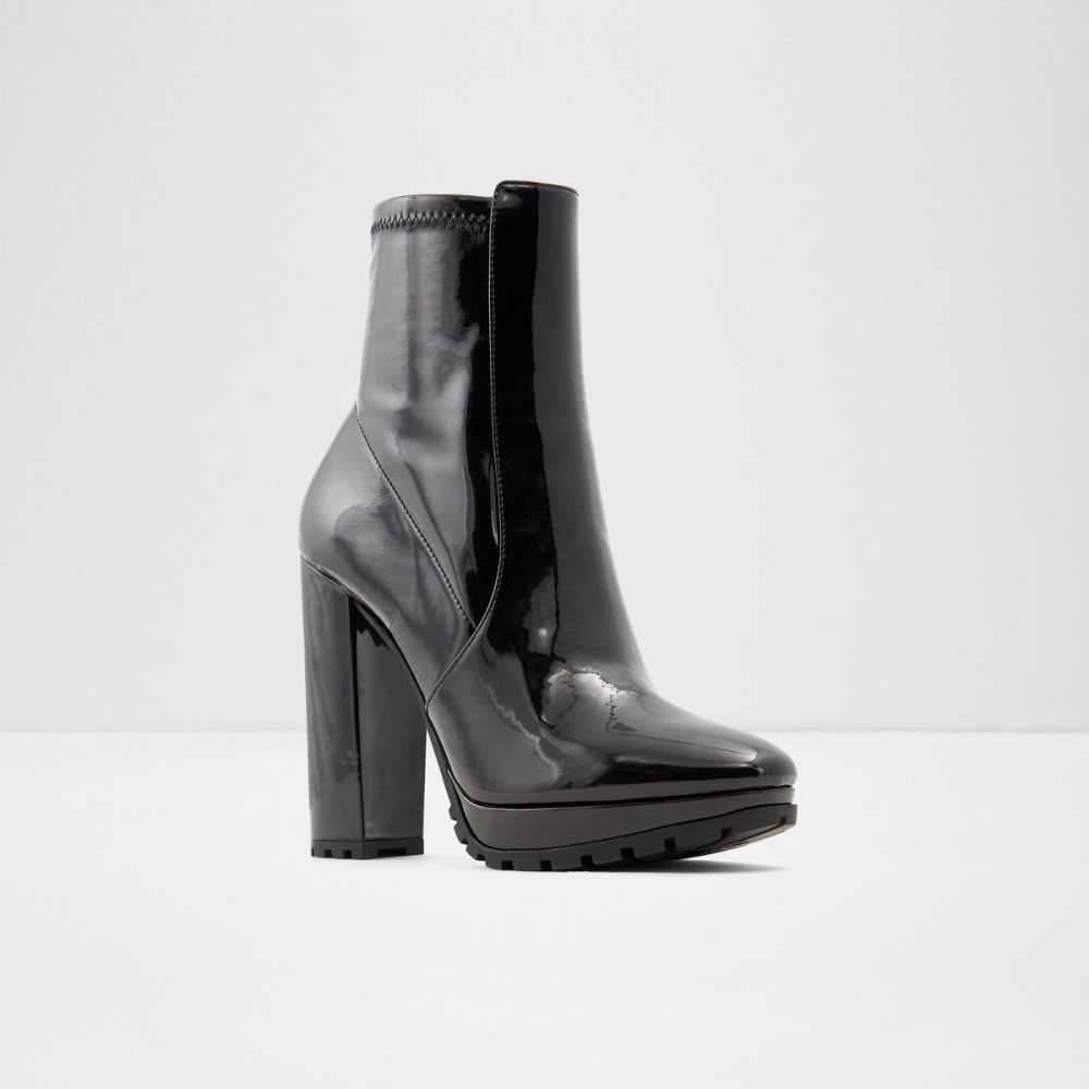 Dámské Kotníkové Boty Aldo Bridda Ankle boot - Block heel Černé | 49832OEXK