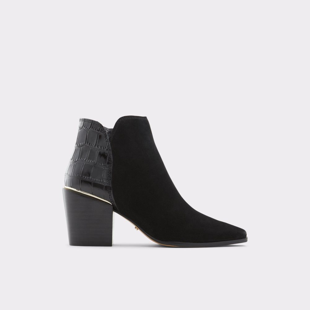 Dámské Kotníkové Boty Aldo Equina Ankle boot - Block heel Černé | 46572AJKH