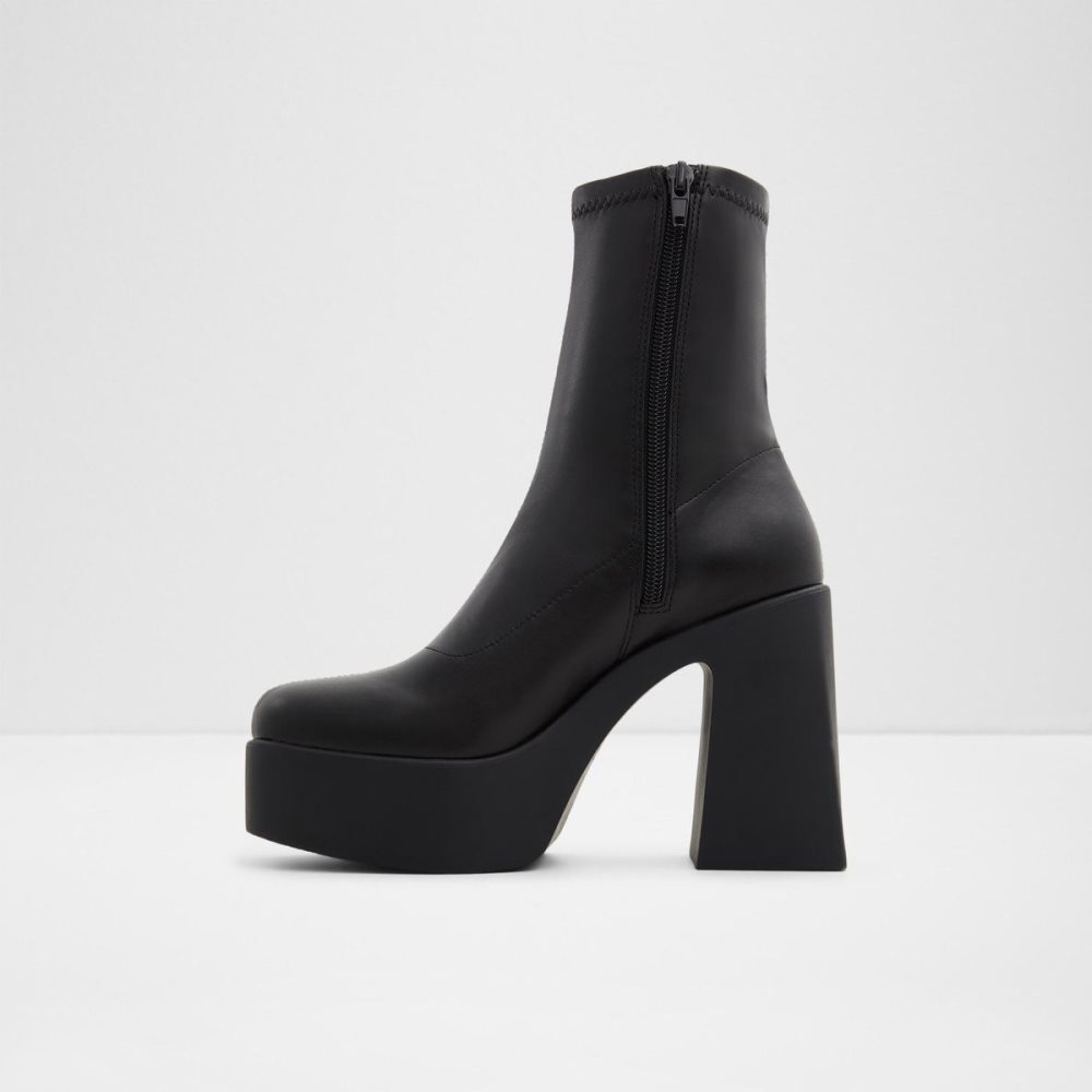 Dámské Kotníkové Boty Aldo Grandstep Platform ankle boot Černé | 36187BXZU