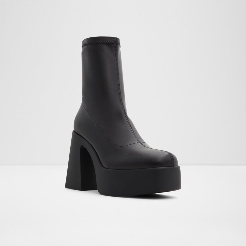 Dámské Kotníkové Boty Aldo Grandstep Platform ankle boot Černé | 36187BXZU