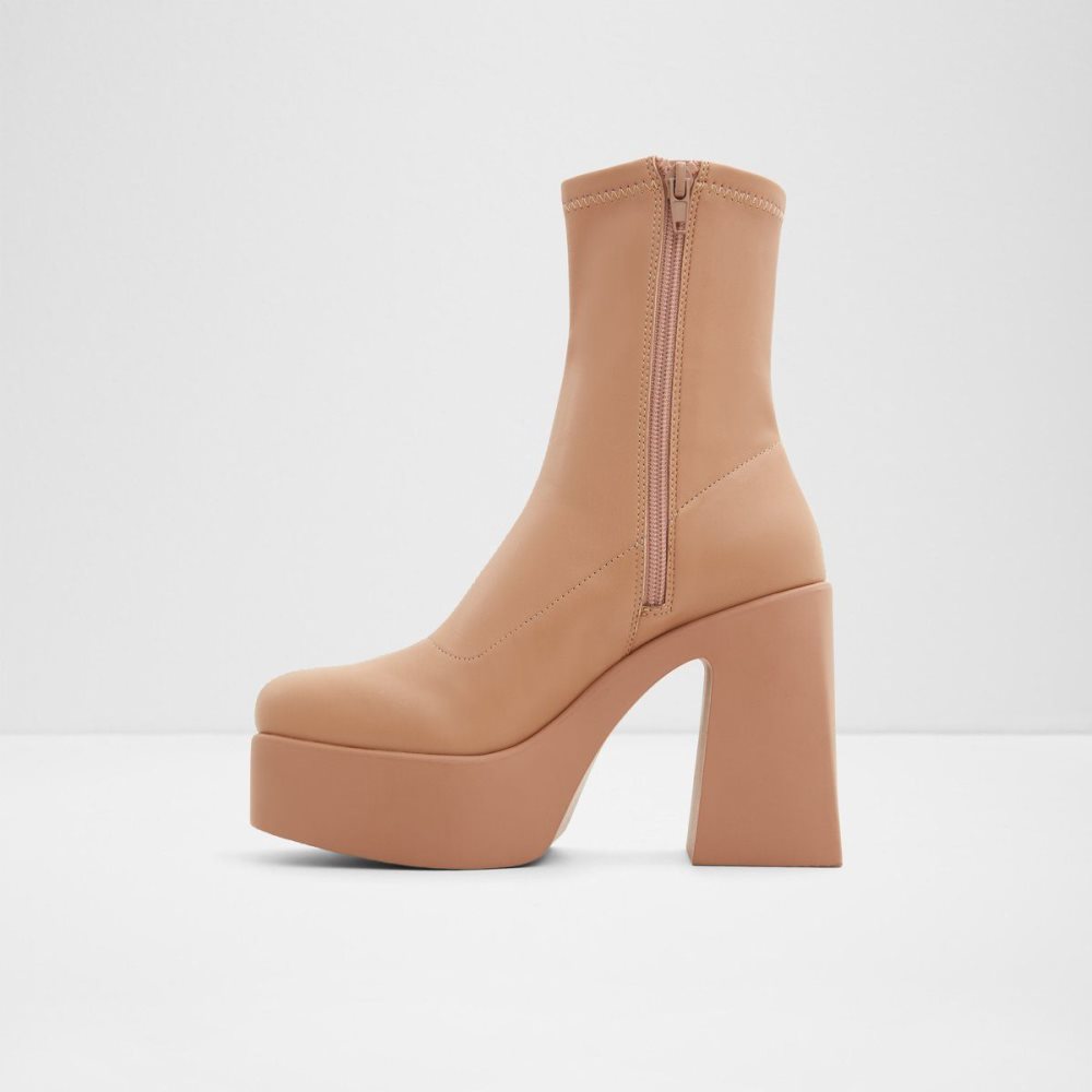 Dámské Kotníkové Boty Aldo Grandstep Platform ankle boot Béžový | 89150VZIE