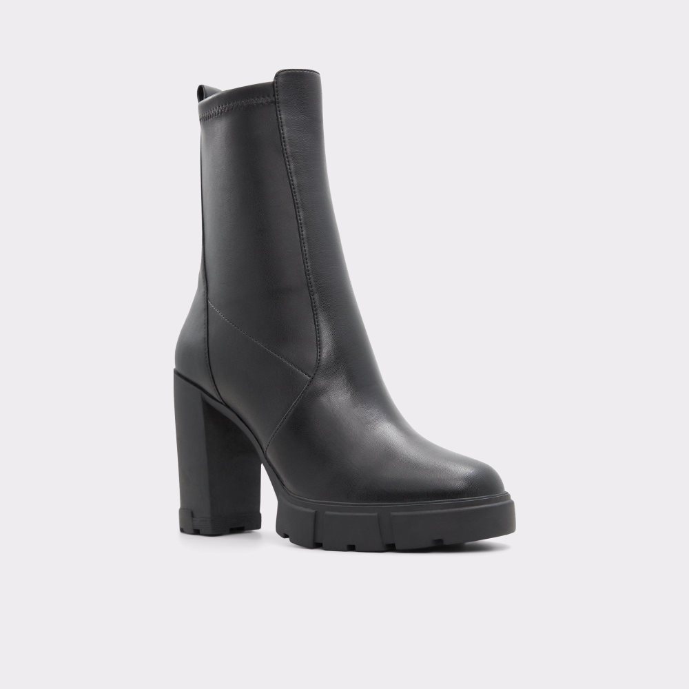 Dámské Kotníkové Boty Aldo Ilanna Ankle boot - Lug sole Černé | 47032QOGN