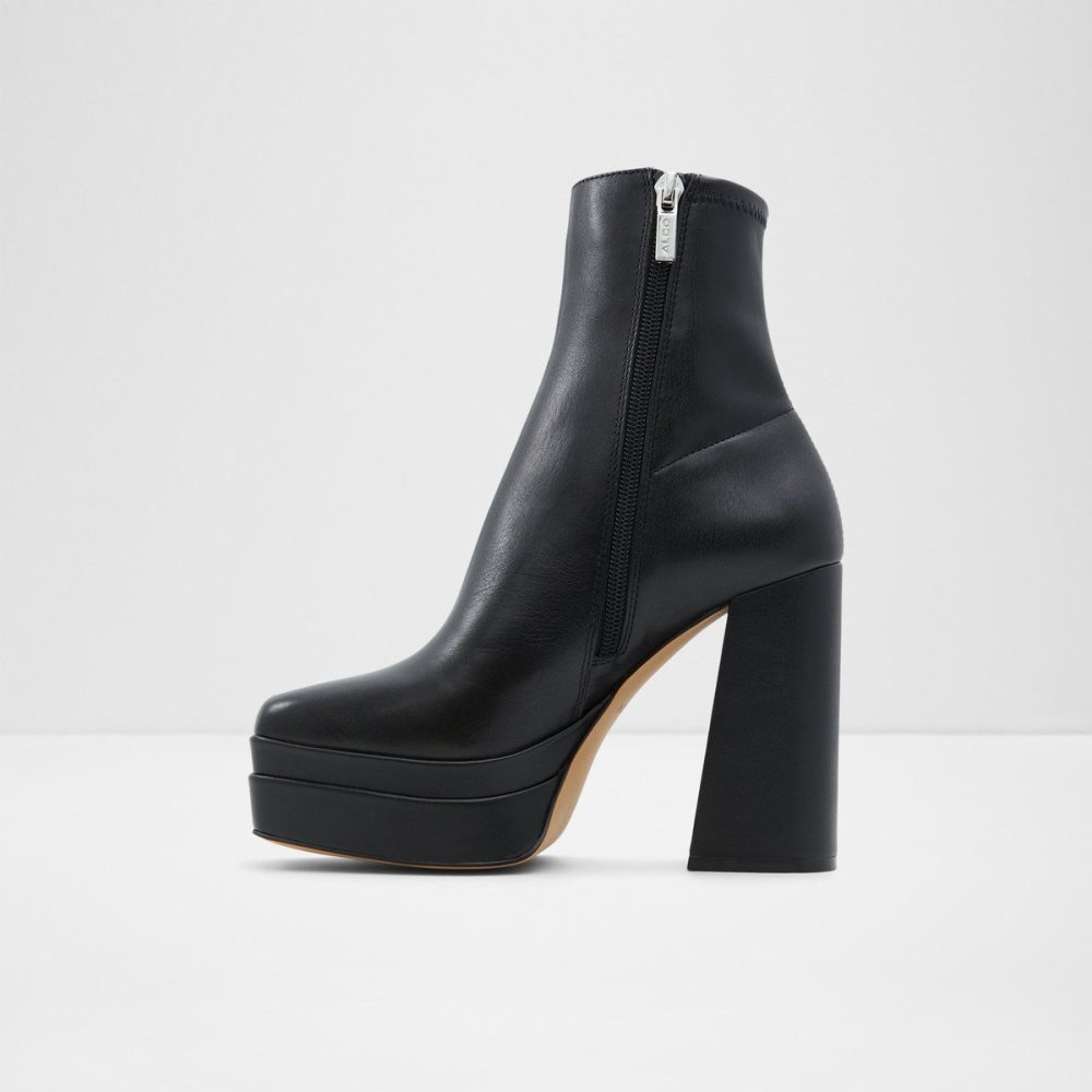 Dámské Kotníkové Boty Aldo Mabel Platform ankle boot - Plateforme Černé | 36708ITVO