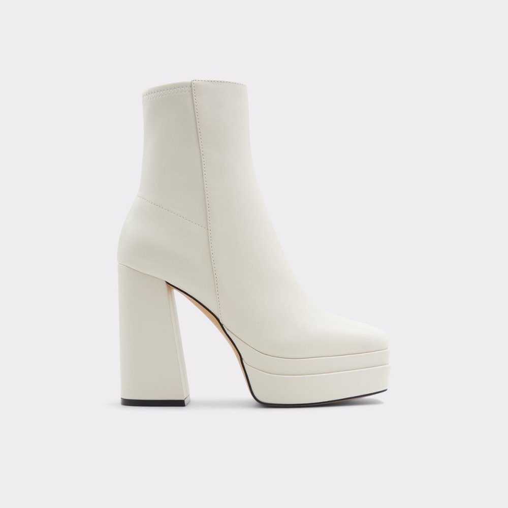 Dámské Kotníkové Boty Aldo Mabel Platform ankle boot - Plateforme Bílé | 82675OTCP