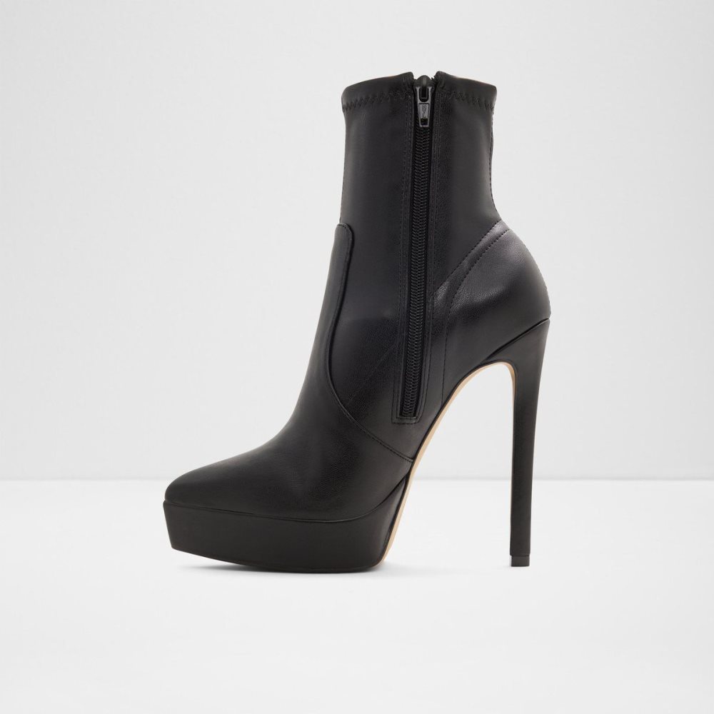 Dámské Kotníkové Boty Aldo Patrickus Ankle boot - Stiletto platform Černé | 61502UIFG